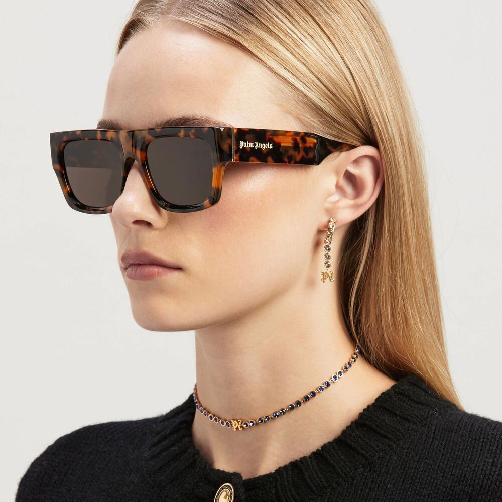 NEW!!! PALM ANGELS Pixley Sunglasses PERI049 6064 Authentic